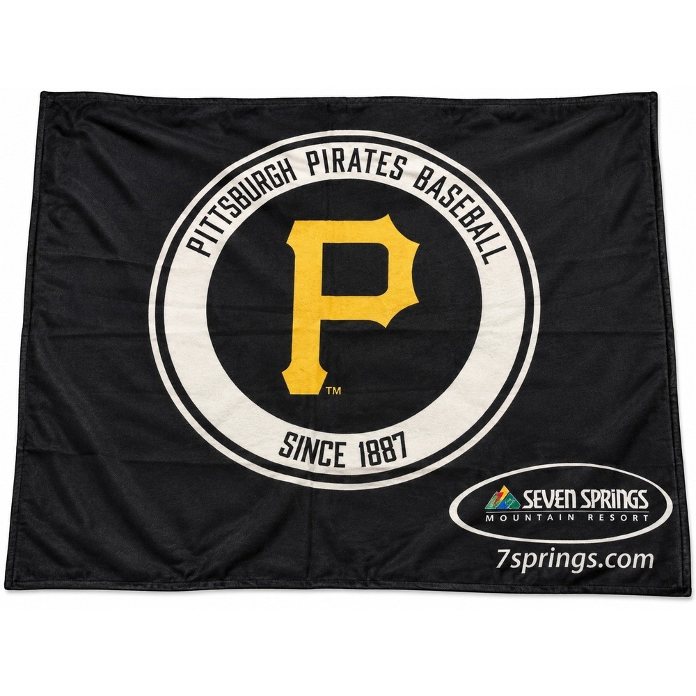 Pittsburgh Pirates Seven Springs Throw Blanket 50"X50" Baseball Polyester